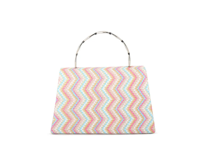 Treviso Multicolour Daisy Woven Handbag