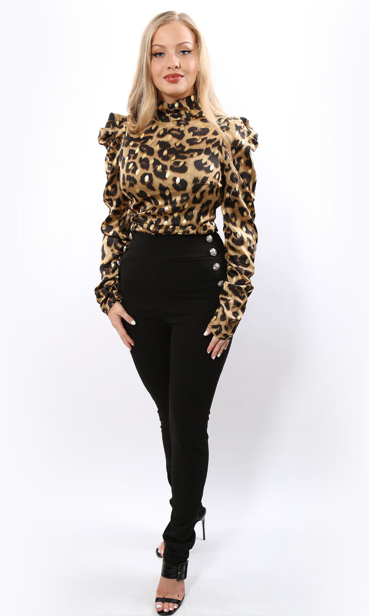 Bobbies Girl Leopard Print Top
